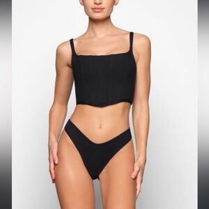 Skims Cotton Bustier- Medium